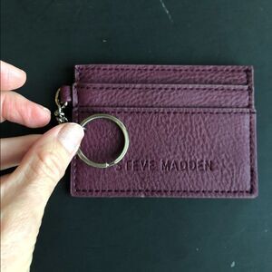 Steve Madden Card Carrier Keychain Wallet‎